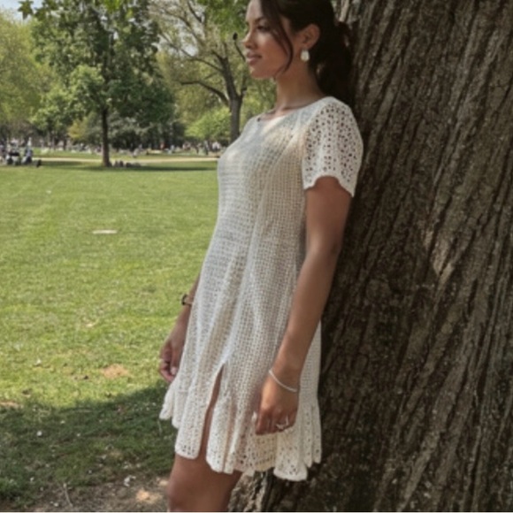 HD in Paris Georgia Eyelet Dress by Anthropologie - Picture 2 of 12